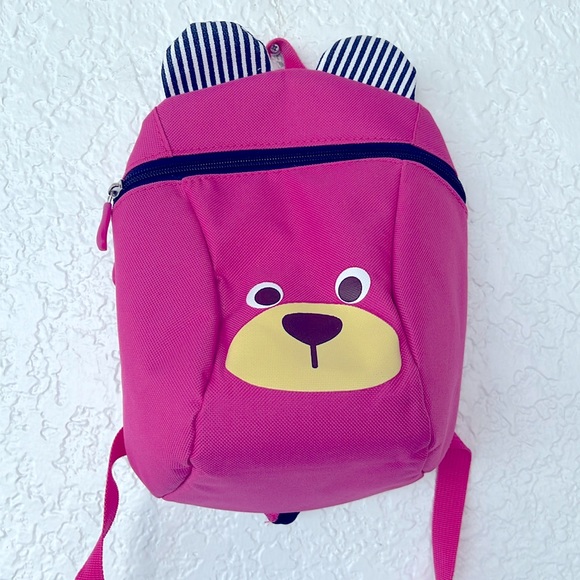 Bear 🐻 Small Toddler Backpack With Leash - Picture 2 of 3